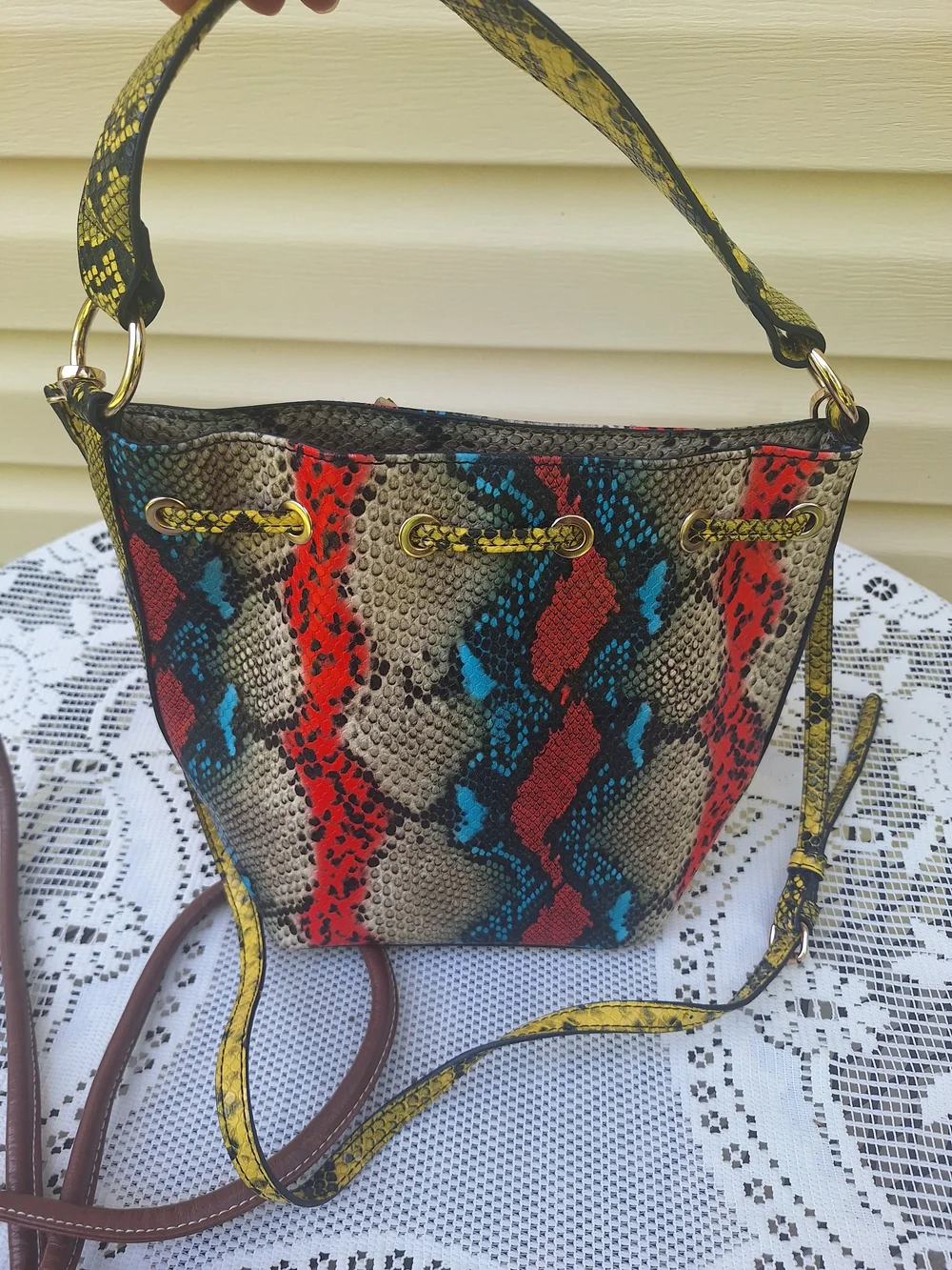 Set of Two Colorful Summer Bags